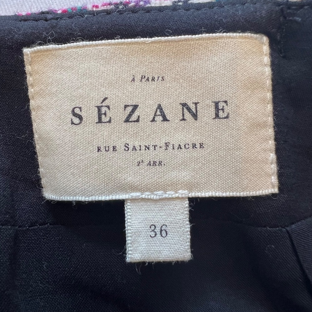*FIRM PRICE* Sezane Malia Sheffield Check Print Wool Blend Mini Skirt - Picture 8 of 10